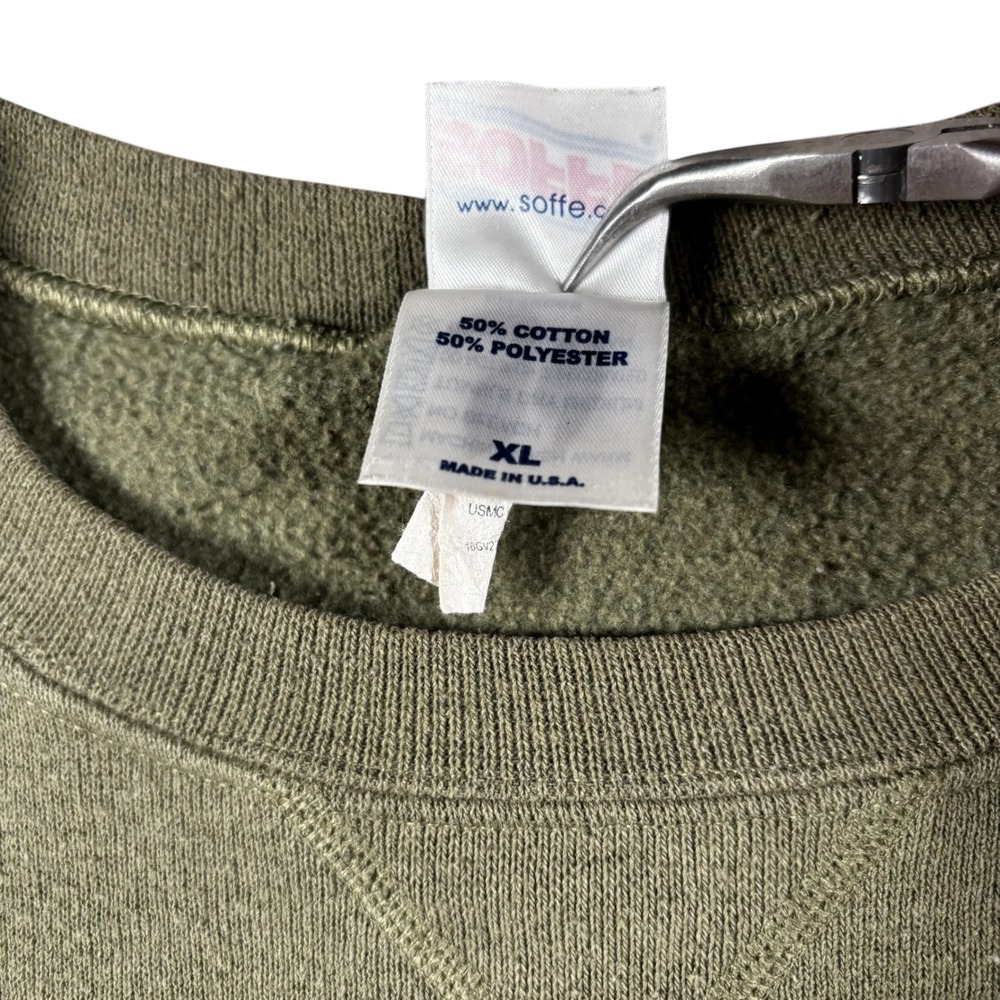 VTG USMC Sweatshirt Mens XL Crewneck USA Made Military Marines Tactical Gorpcore - Picture 8 of 10